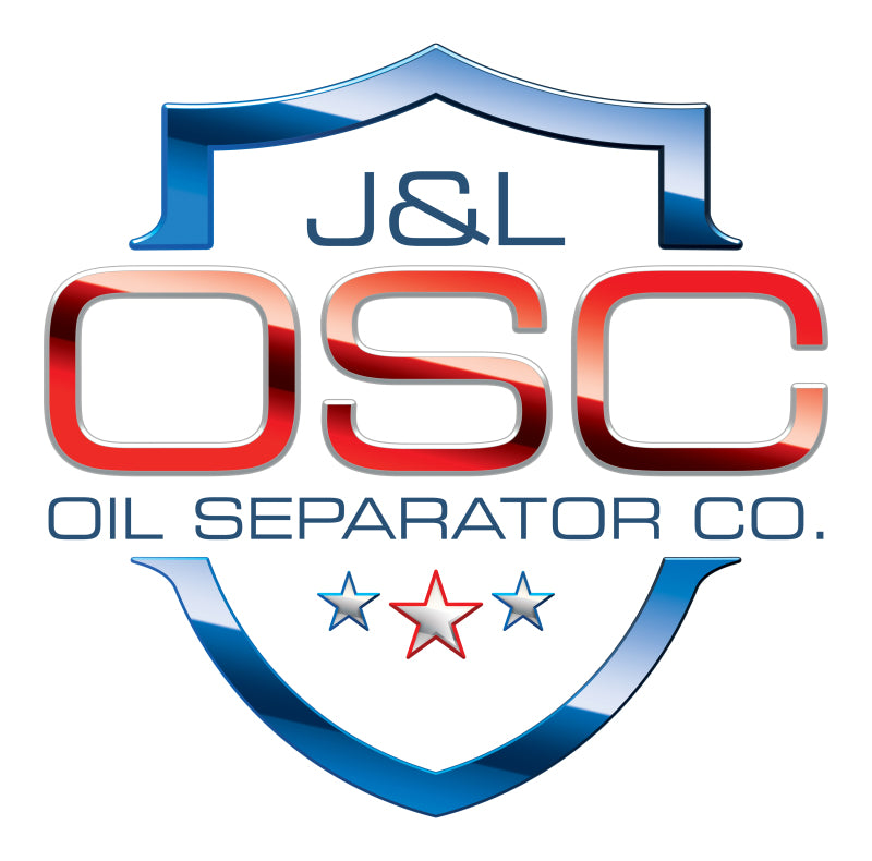 J&amp;L 07-14 Ford Mustang GT500 Passenger Side Oil Separator 3.0 - Clear Anodized