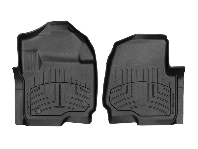 WeatherTech 2019+ Chevrolet Silverado 1500 Crew Cab; Bucket Seating Rear FloorLiner HP - Black