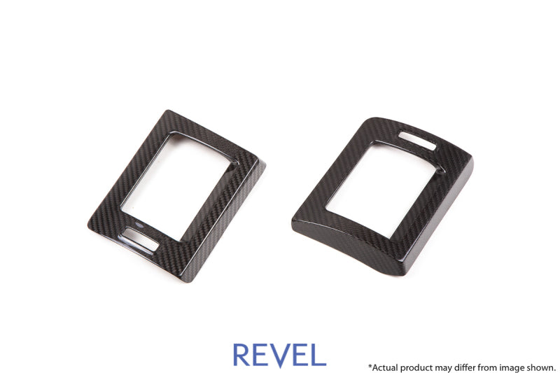 Revel GT Dry Carbon A/C Covers (Left &amp; Right) 15-18 Subaru WRX/STI - 2 Pieces
