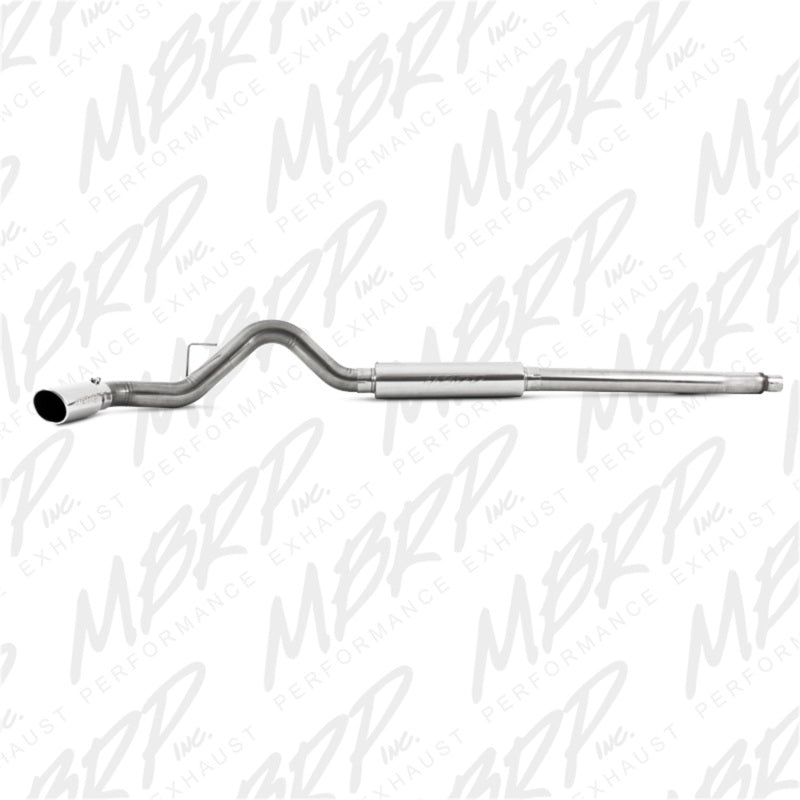 MBRP 11-13 Ford F-250/350/450 6.2L V8 Gas 4in Cat Back Single Side T409 Exhaust System