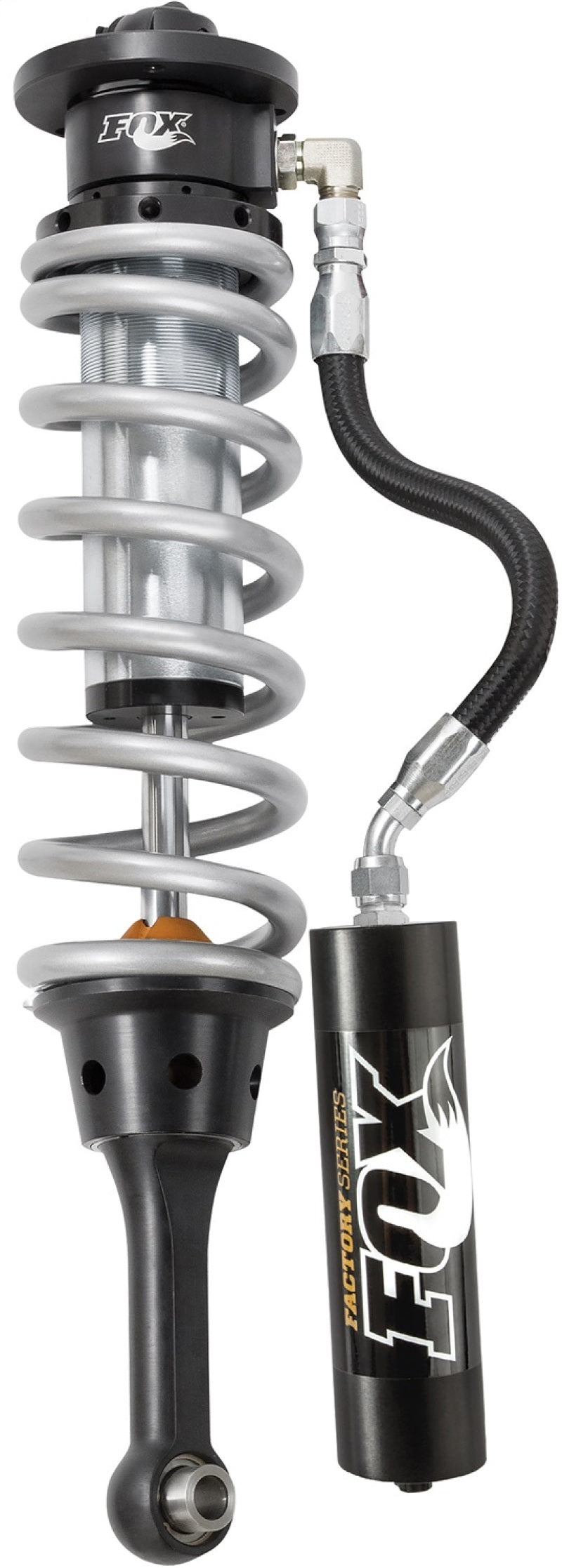 Fox Ford 10-14 Raptor 3.0 Factory Series 7.59in. Internal Bypass Remote Res. Front Coilover Set - Black