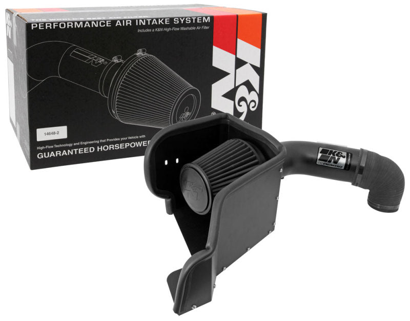 K&amp;N 09-13 Dodge Ram 1500 Pickup 5.7L V8 / 11-13 Ram 1500 5.7L V8 Black Performance Intake Kit