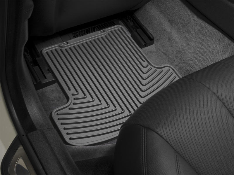 WeatherTech 2015+ Ford F-150 SuperCrew Rear Under Seat Rubber Mats - Black