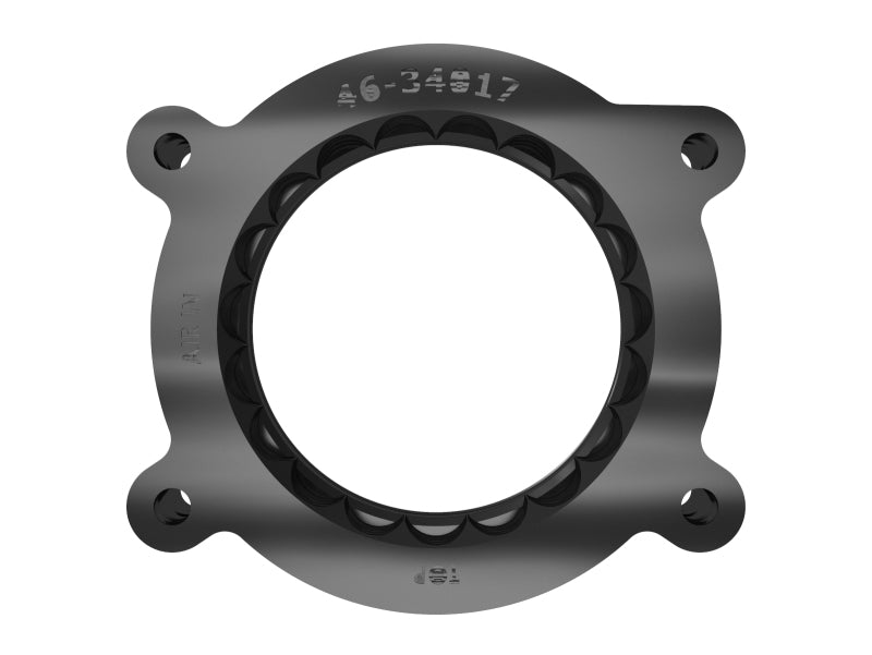 aFe 2020-22 Vette C8 Silver Bullet Aluminum Throttle Body Spacer / Works With Factory Intake Only - Blk