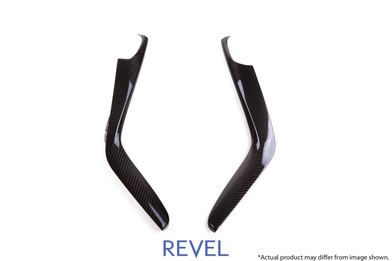 Revel GT Dry Carbon Center Console Side Panels (Left &amp; Right) 16-18 Honda Civic - 2 Pieces