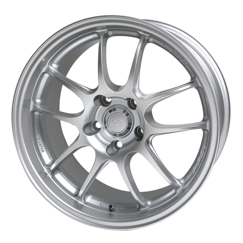 Enkei PF01 16x7 4x100 43mm Offset Silver Wheel Honda &amp; Acura 4-Lug