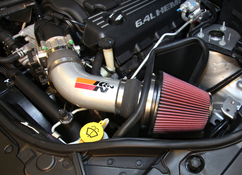 K&amp;N 12-15 Jeep Grand Cherokee SRT 8 6.4L V8 High Flow Performance Intake Kit