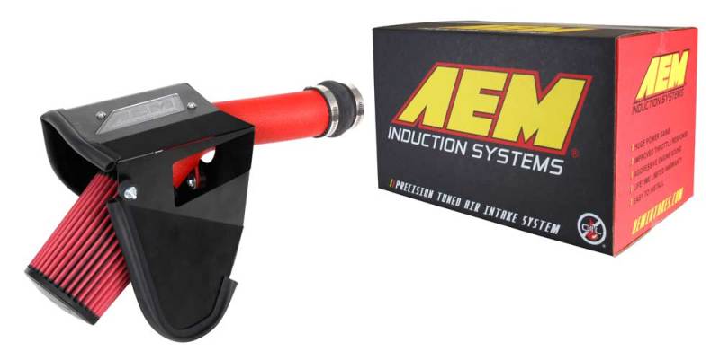 AEM Induction 2019-20 Subaru WRX STI 2.5L Cold Air Intake - Wrinkle Red