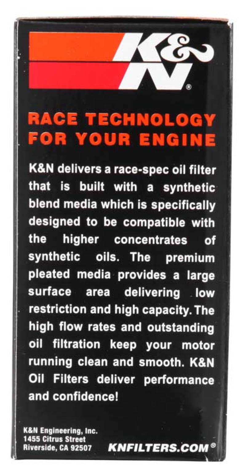K&amp;N KTM / Husaberg / Betamotor / Polaris 1.625in OD x 0.438in ID x 2.719in H Oil Filter