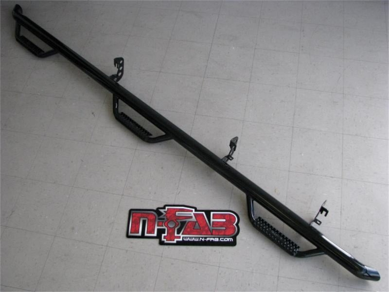 N-Fab Nerf Step 10-17 Dodge Ram 1500 Crew Cab 6.4ft Bed - Tex. Black - Bed Access - 3in