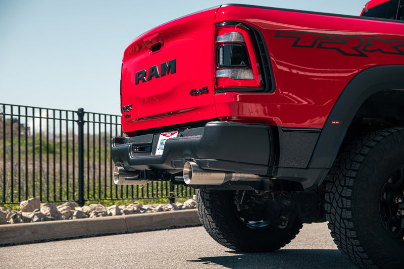 Corsa 21-24 RAM TRX Crew Cab Xtreme Catback Exhaust Dual Rear Gunmetal Tip - 21189GNM