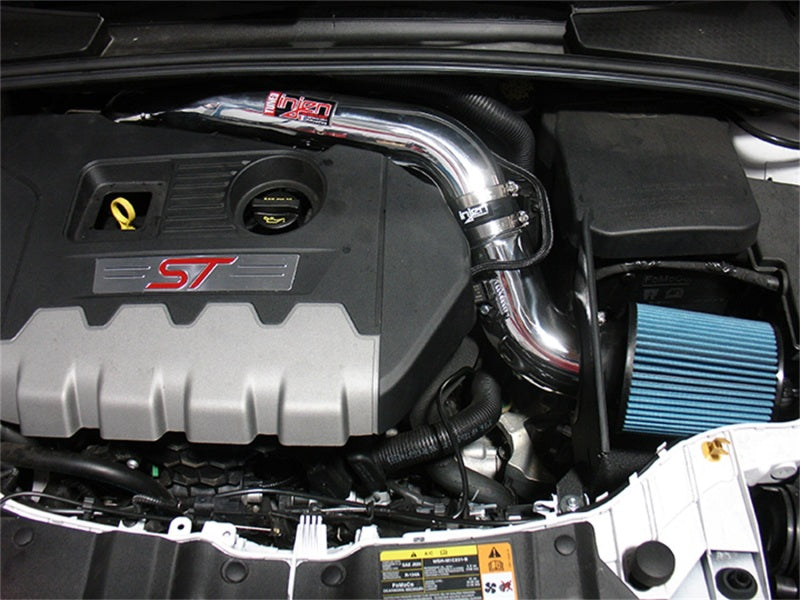 Injen 15-18 Ford Focus ST 2.0L (t) 4cyl Polished Short Ram Intake w/MR Tech &amp; Heat Shield