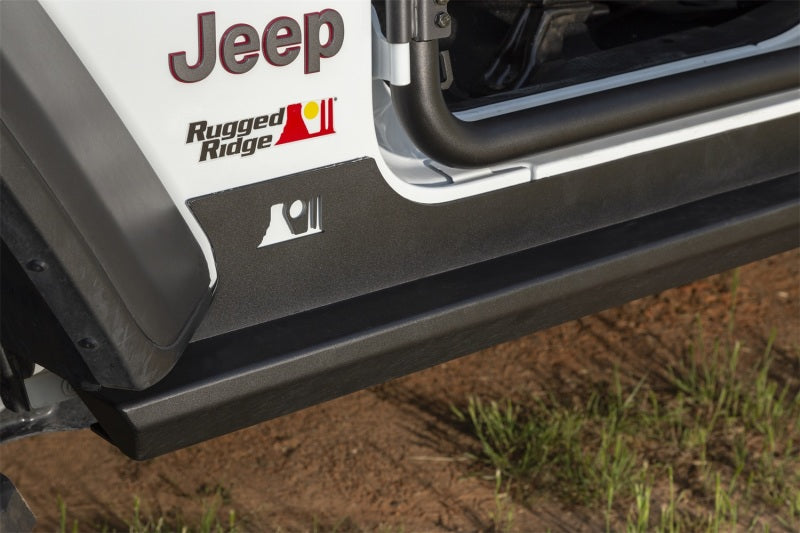 Rugged Ridge XHD Rock Sliders 18-22 Jeep Wrangler JL 4 Door