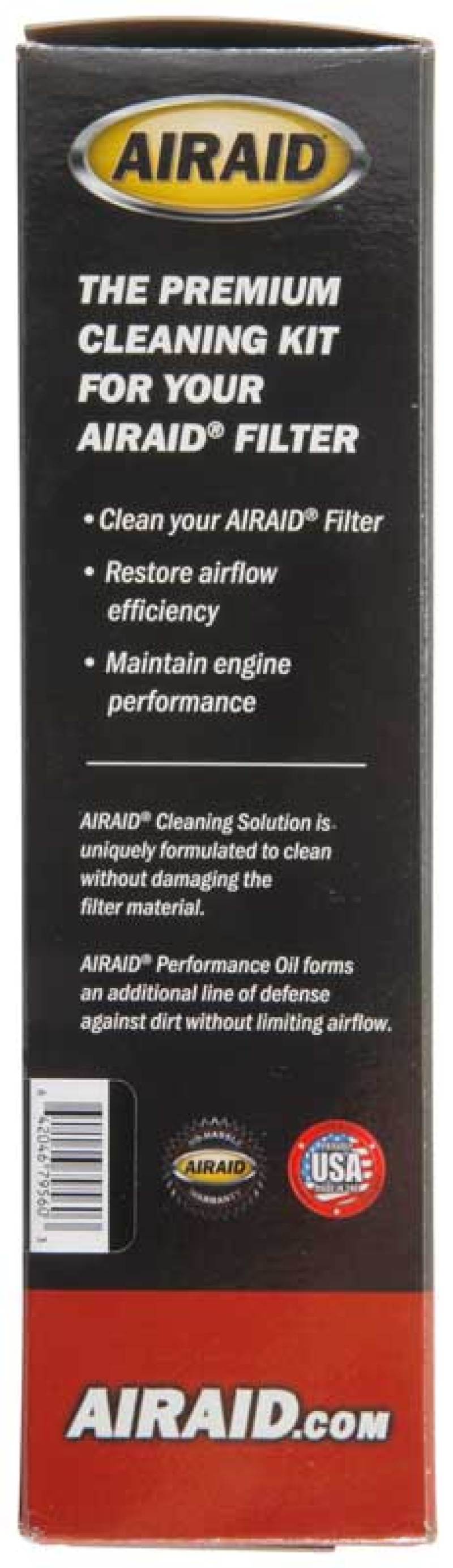 Airaid Renew Kit - 12oz Cleaner / 8oz Squeeze Oil