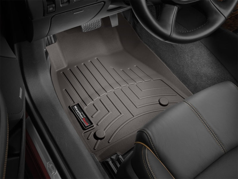 WeatherTech 2014+ Chevrolet Silverado Cocoa Front &amp; Rear Floorliners