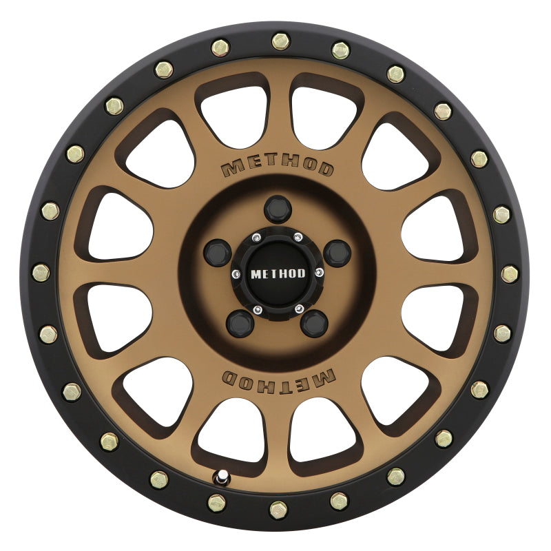 Method MR305 NV 20x10 -18mm Offset 5x5.5 108mm CB Method Bronze/Black Street Loc Wheel