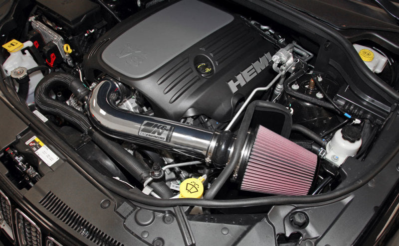 K&amp;N 11 Jeep Grand Cherokee 5.7L V8 / 11 Dodge Durango 5.7L V8 High Flow Performance Intake Kit