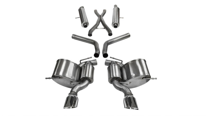 Corsa 12-21 Jeep Grand Cherokee 6.4L V8 Polished Sport Cat-Back Exhaust