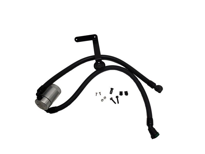 J&amp;amp;L 2011-2023 Ford F-150 2.7L/3.5L/5.0L Passenger Side Oil Separator 3.0 - Clear Anodized