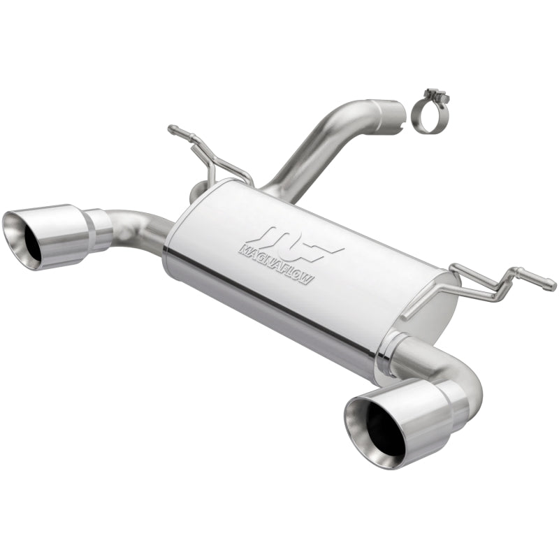 MagnaFlow 2018+ Jeep Wrangler 3.6L Dual Polished Tip Axle-Back Exhaust