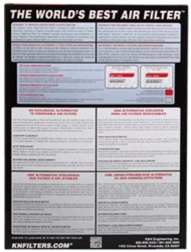 K&amp;N 2016 TOYOTA HILUX REVO 2.8L L4 DSL Drop In Air Filter