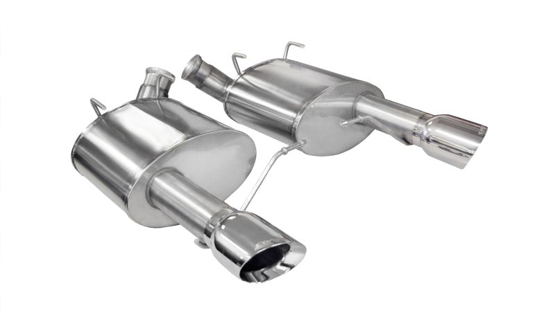 Corsa 11-14 Ford Mustang GT/Boss 302 5.0L V8 Polished Xtreme Axle-Back Exhaust