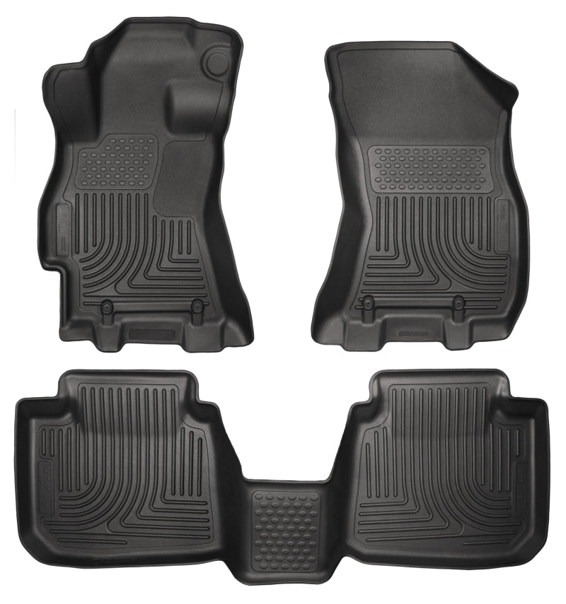 Husky Liners 2015 Subaru Legacy/Outback Weatherbeater Black Front &amp; 2nd Seat Floor Liners