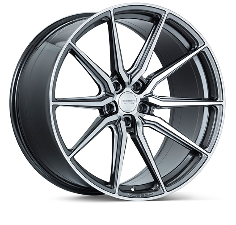 Vossen HF-3 20x9 / 5x114.3 / ET32 / Flat Face / 73.1 - Gloss Graphite Polished