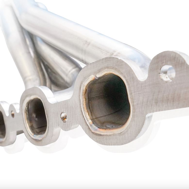 2019-2021 Silverado/Sierra 1500 5.3L, 6.2L | Stainless Works | Long Tube Headers with Cats | CT19HCATY