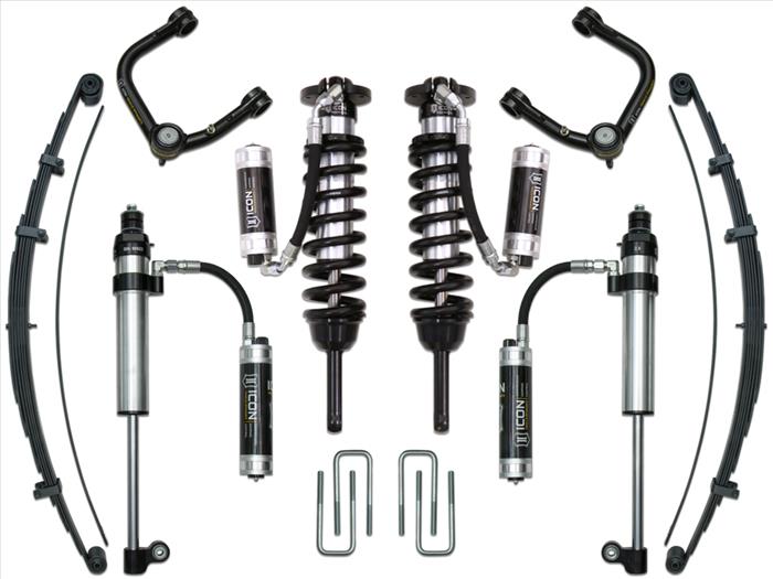 ICON 2005-15 TACOMA 0-3.5&quot;/ 2016-UP 0-2.75&quot; STAGE 9 SUSPENSION SYSTEM W TUBULAR UCA