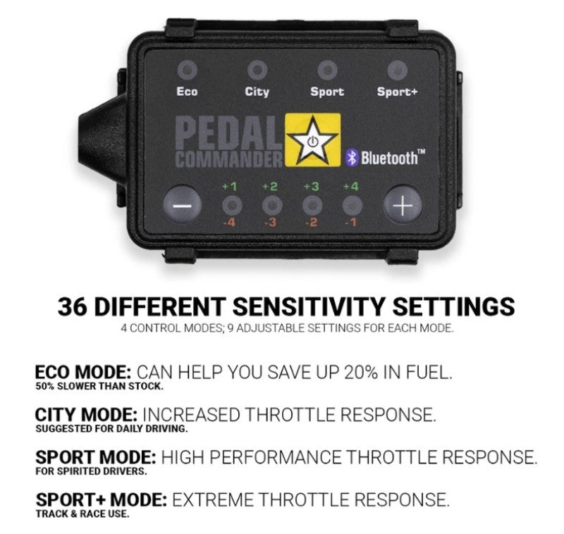 Pedal Commander throttle response controller PC18-BT for 2011-2022 Ford Trucks, Cars, SUVs
