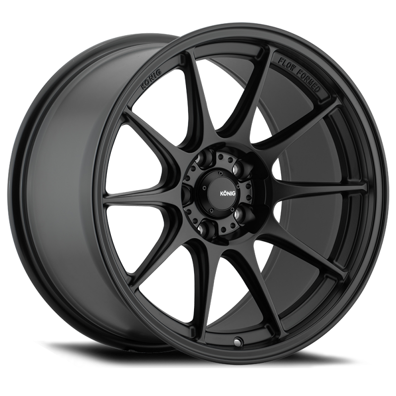 Konig Dekagram 18x9.5B 5x100 ET35 Semi-Matte Black