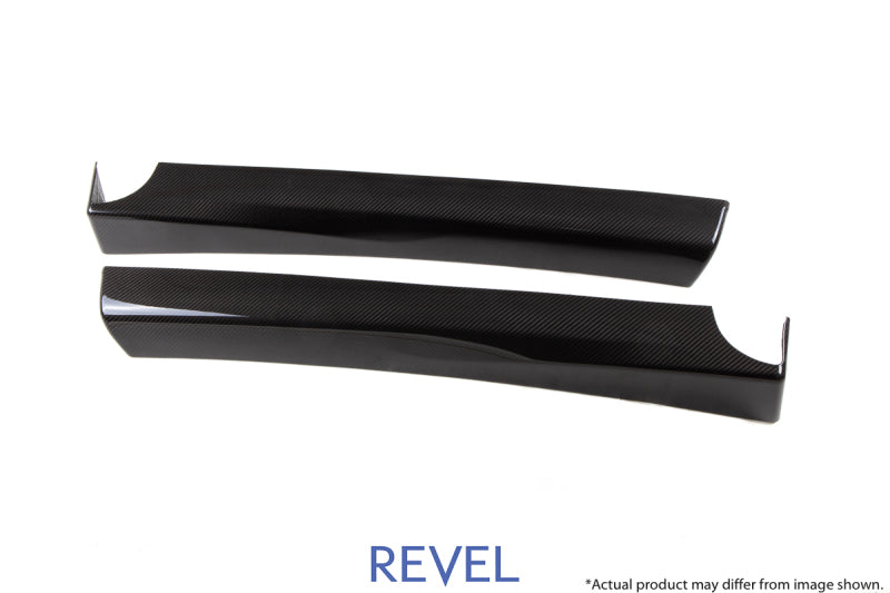 Revel GT Dry Carbon Door Trim (Front Left &amp; Right) Tesla Model 3 - 2 Pieces