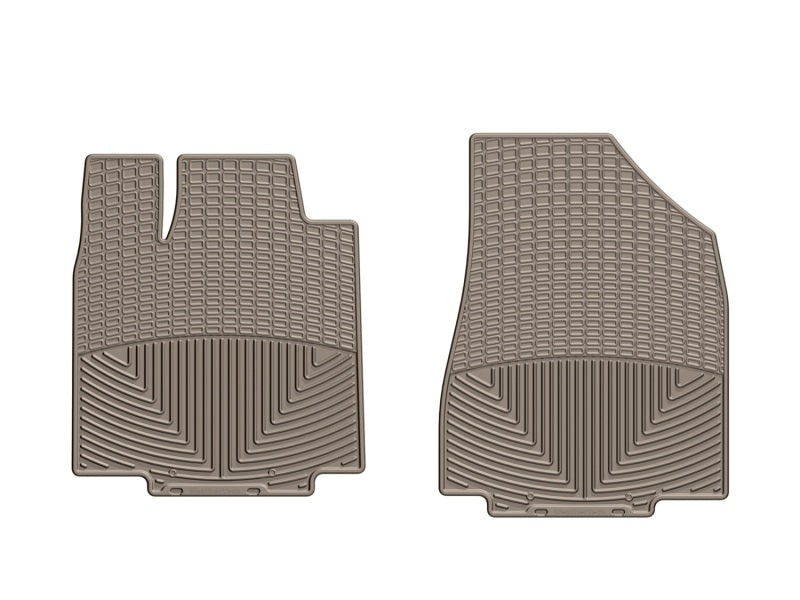 WeatherTech 14+ Chevrolet Silverado Front Rubber Mats - Tan