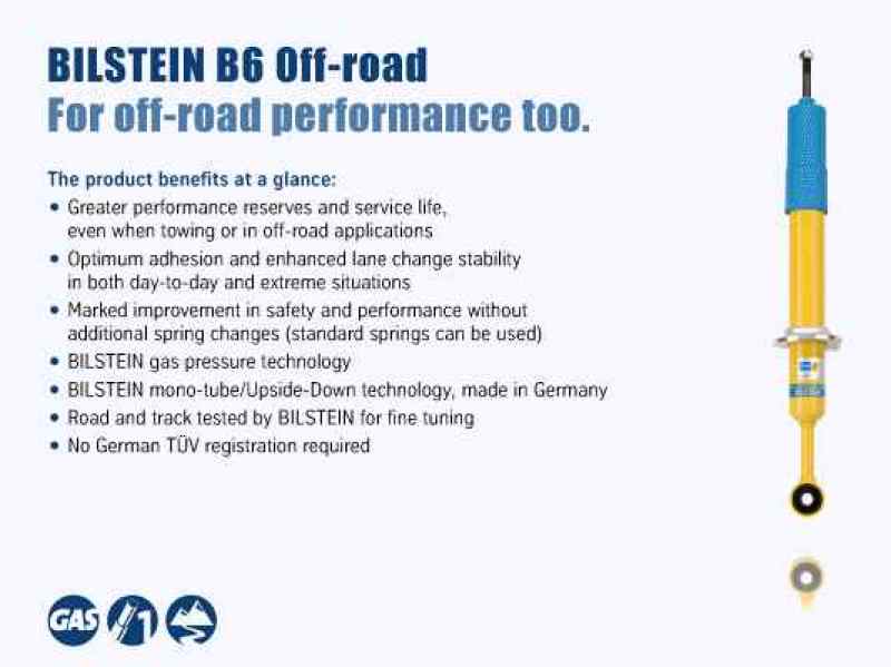 Bilstein B6 4600 Series 2014 Ford F-150 Rear 46mm Monotube Shock Absorber