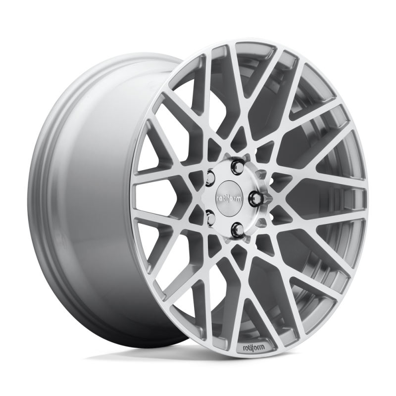 Rotiform R110 BLQ Wheel 19x8.5 5x114.3 38 Offset - Gloss Silver Machined