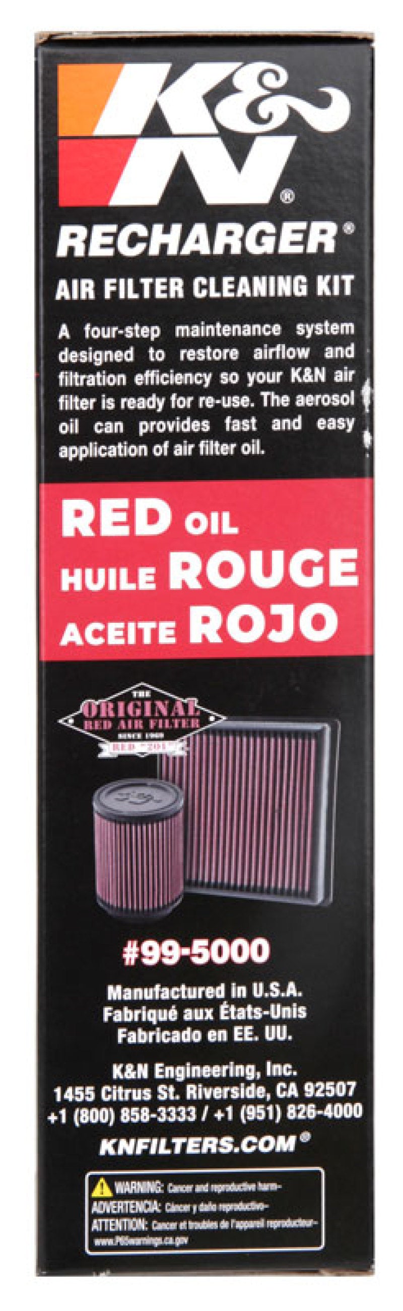 K&amp;N Aerosol Oil Recharger Service Kit