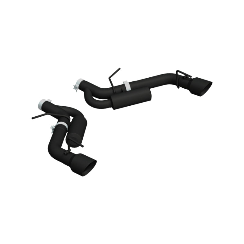 MBRP 16-22 Chevrolet Camaro SS Dual Rear Exit Axle Back w/ 4.5in OD Tips - BLK (Non NPP Models)