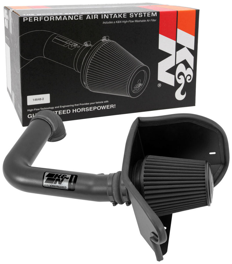 K&amp;N 04-08 Ford F150 V8-5.4L/04-07 Ford Lobo 5.4L V8 Blackhawk Perf Intake Kit