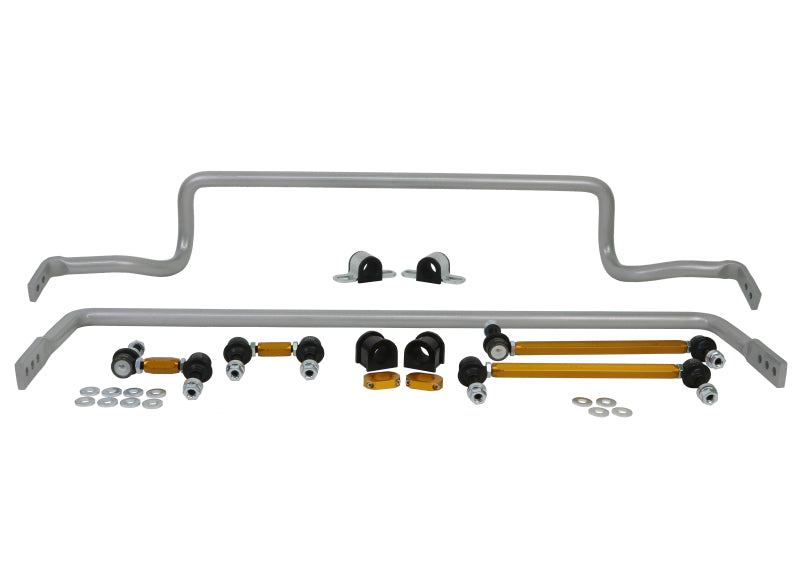 Whiteline 08-17 Mitsubishi Lancer Front &amp; Rear Sway Bar Kit