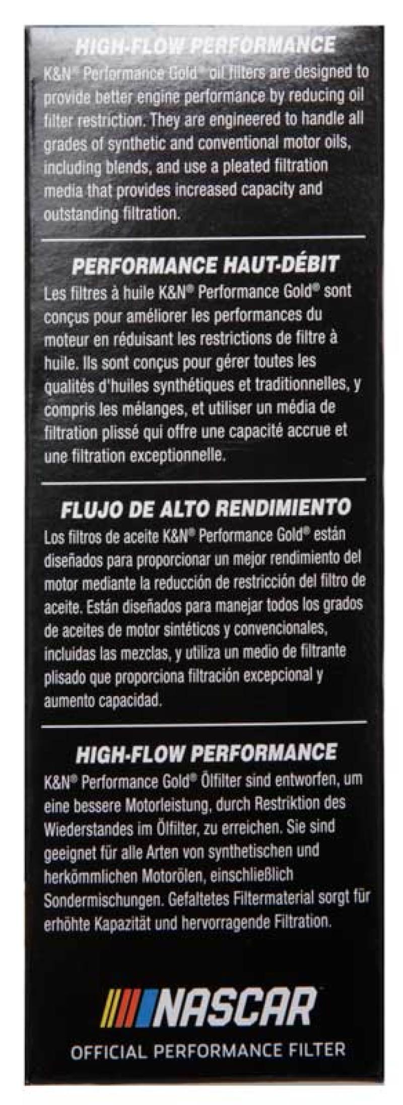 K&amp;N Performance Oil Filter for 14-17 Dodge Durango 3.6L / 14-17 Jeep Grand Cherokee 3.6L