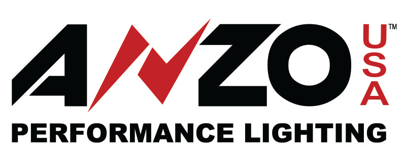 ANZO 2005-2011 Toyota Tacoma Crystal Headlights Black
