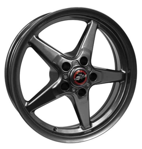 All Rae Star Race Star 92 Drag Star Bracket Racer 18x5 5x115BC 2.00BS Metallic Gray ...