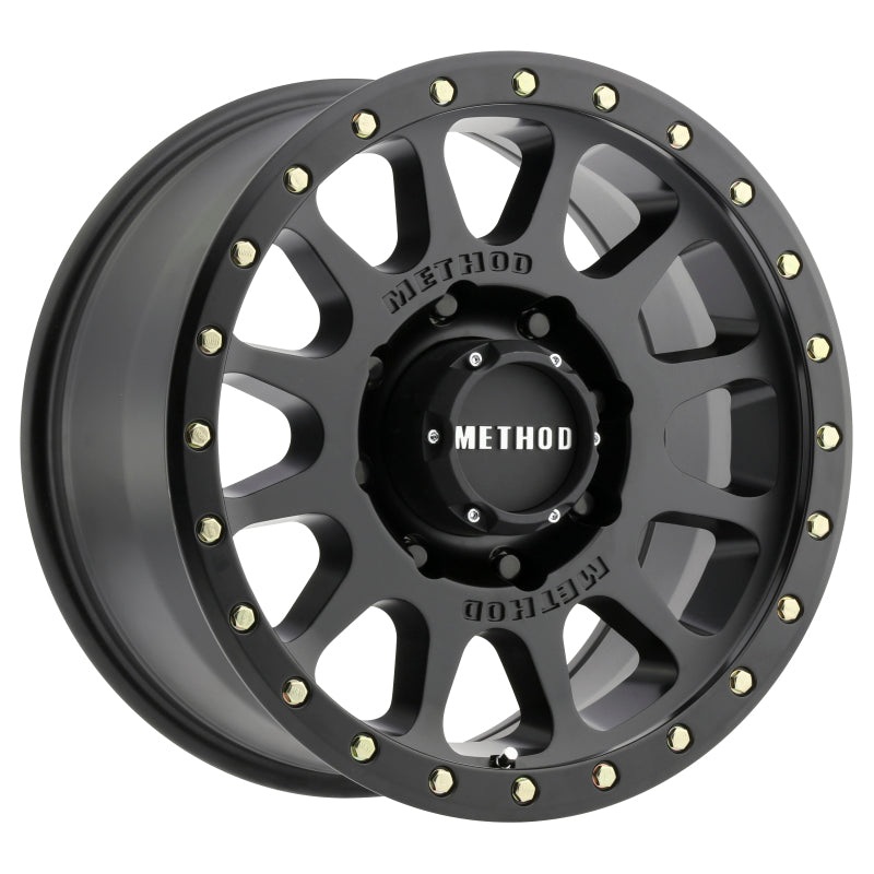 Method MR305 NV HD 18x9 +18mm Offset 8x170 130.81mm CB Matte Black Wheel