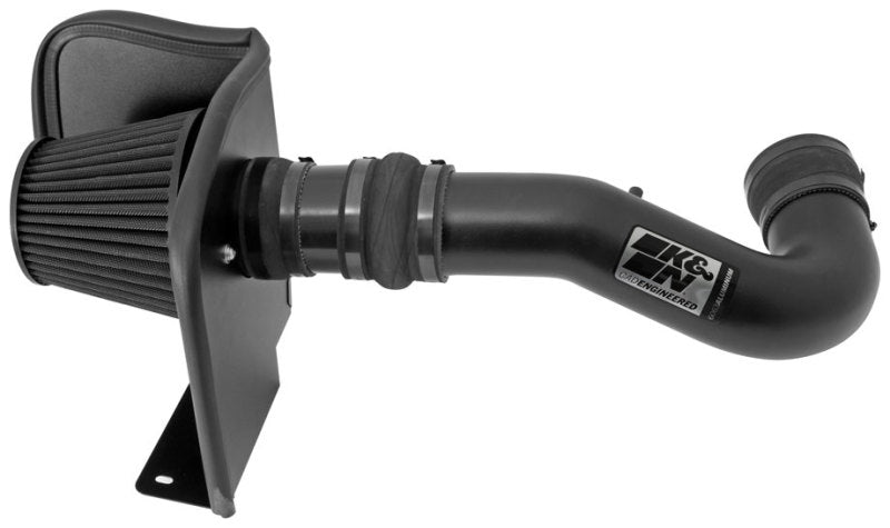 K&amp;N 07-08 Chevy Silverado 1500 4.8L/5.3L V8 / 07-08 GMC Yukon 4.8L/5.3L V8 Black Perf Intake Kit