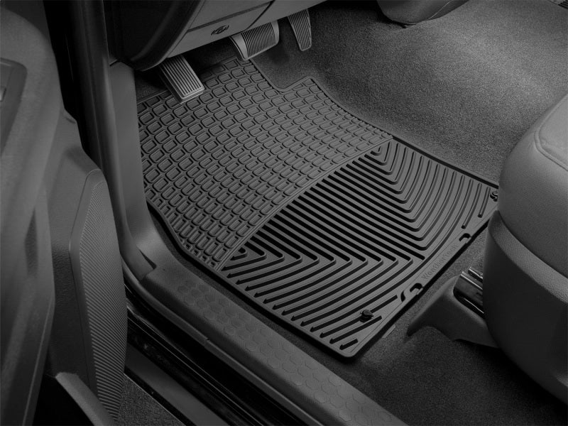 WeatherTech 12-15 Dodge Ram Truck 1500 Front Rubber Floor Mats - Black