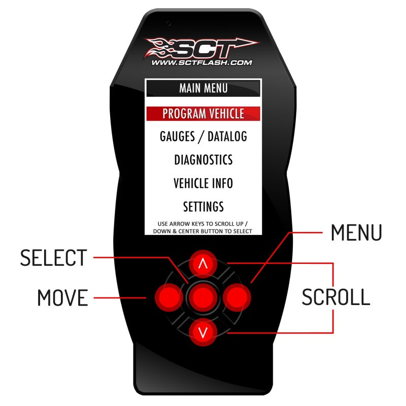 SCT Ford Cars &amp; Trucks (Gas &amp; Diesel) X4 Power Flash Programmer EO Certified | 7015PEO