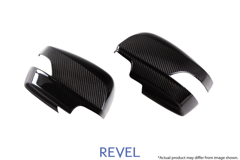 Revel GT Dry Carbon Mirror Covers (Left &amp; Right) 15-18 Subaru WRX/STI - 2 Pieces