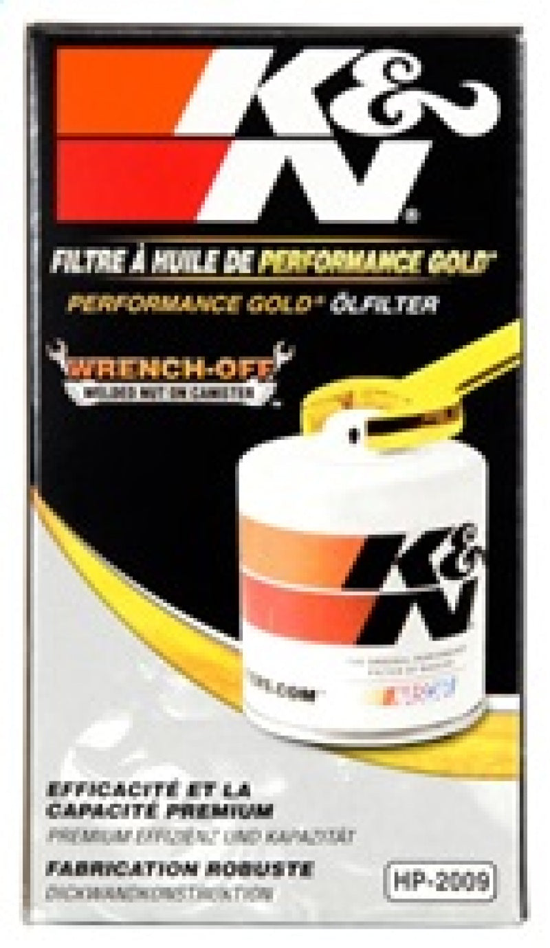 K&amp;N 03-05 Neon SRT-4 / Lotus Elise Performance Gold Oil Filter