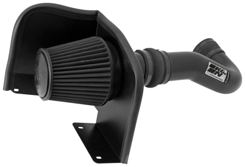 K&amp;N 07-08 Chevy Silverado 1500 4.8L/5.3L V8 / 07-08 GMC Yukon 4.8L/5.3L V8 Black Perf Intake Kit